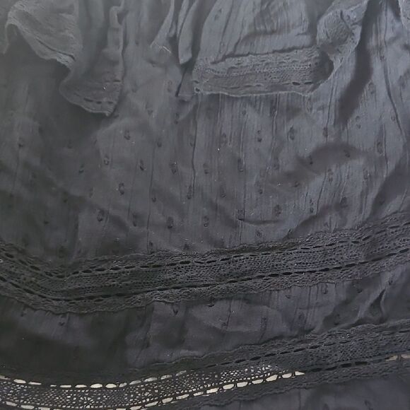 Abercrombie & Fitch Black Ruffled Tie Front Camisole - Picture 13 of 16